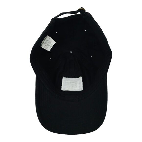 Econscious Embroidered Black Adjustable Tuck Strap Cap Trucker Baseball Golf Hat - Picture 5 of 13